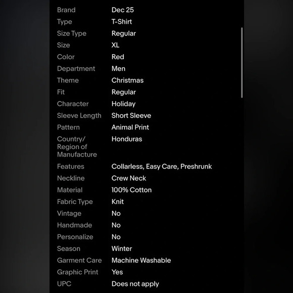 Meowy Christmas Cat Tree Mens Red T-Shirt Crazy Ugly Dec 25th Size XL - Picture 6 of 6